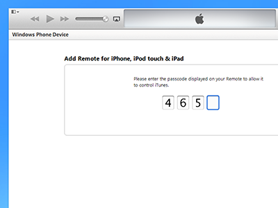 itunes remote deuthorization